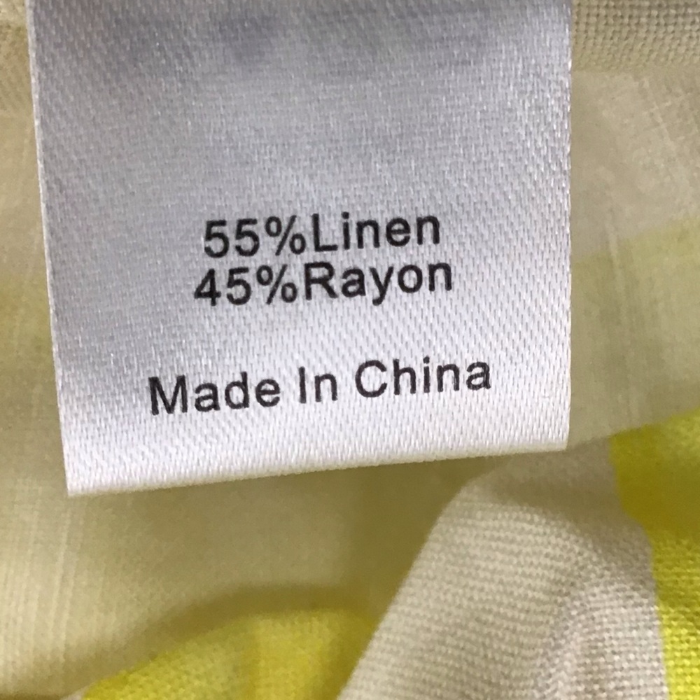 NWT Tuckernuck Yellow and White Skirt size XL - Picture 7 of 8